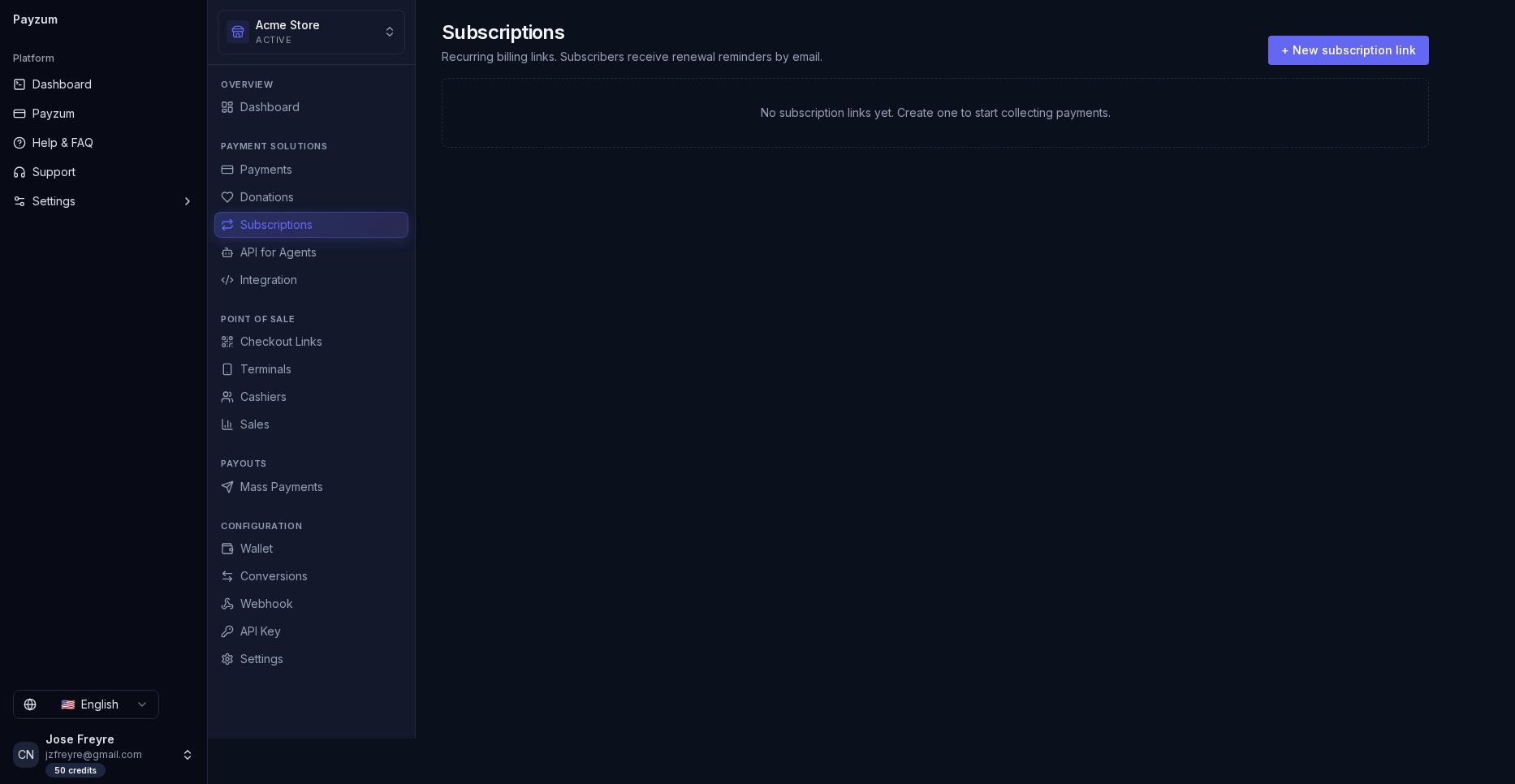 Subscriptions